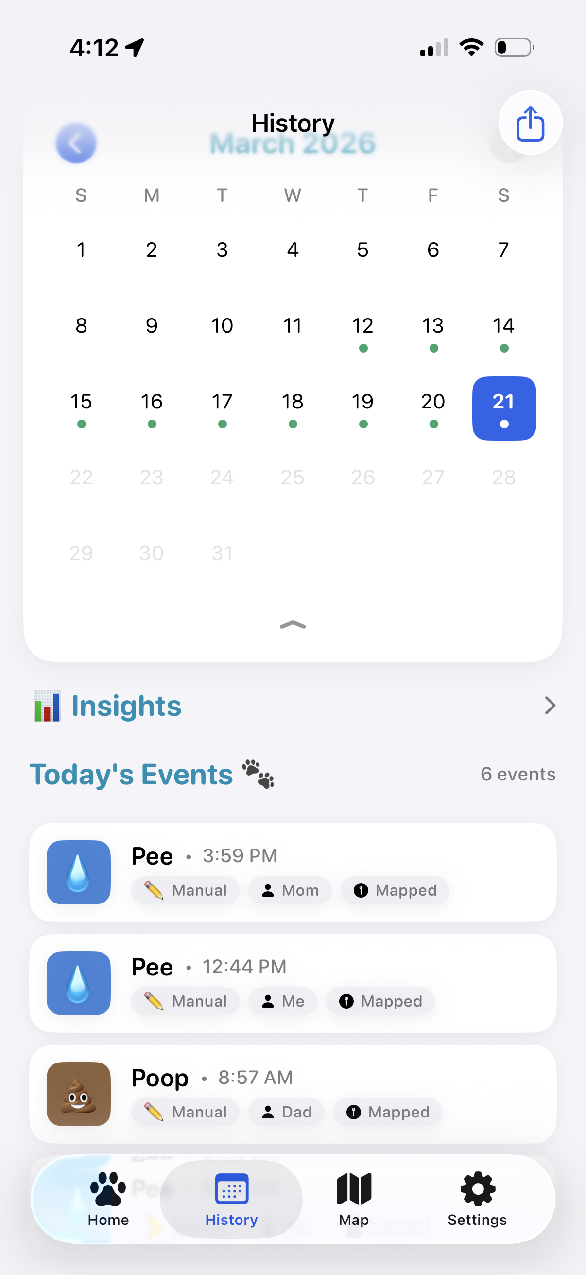 PottyTime History